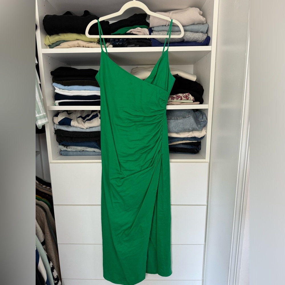 zara dress. size small. never worn. bought it last summer. midi length.